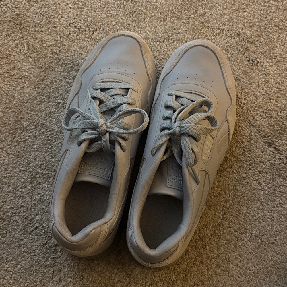 Reebok Gray Athletic Shoes